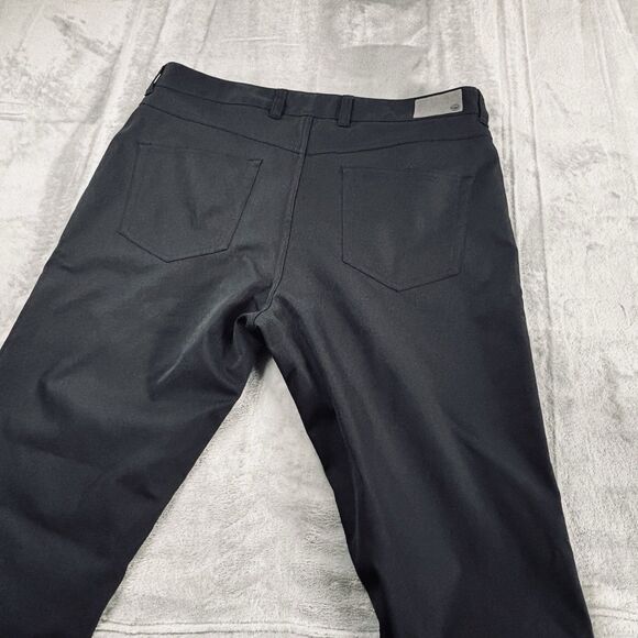 PETER MILLAR Men's EB66 Performance Pants Black  Tag  34 x 32  Actual  34 x 29 - Picture 4 of 16